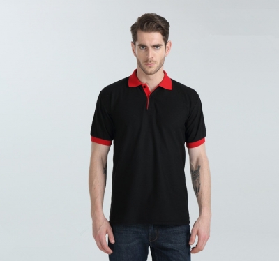 Regular Fit Cotton Half Sleeve Solid Color Polo Tshirts