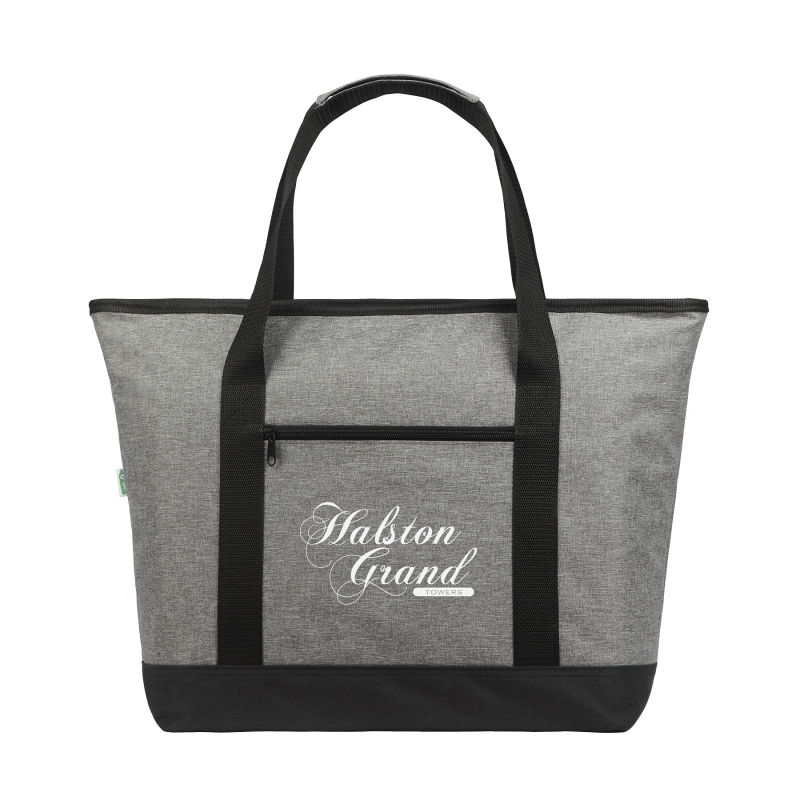 Custom rPET 24-Can Cooler Tote Bag